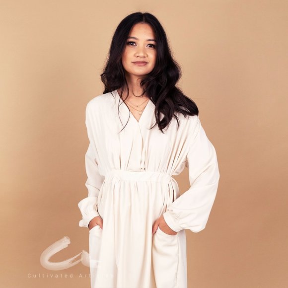 Vivienne Dress - Cream - Picture 3 of 5